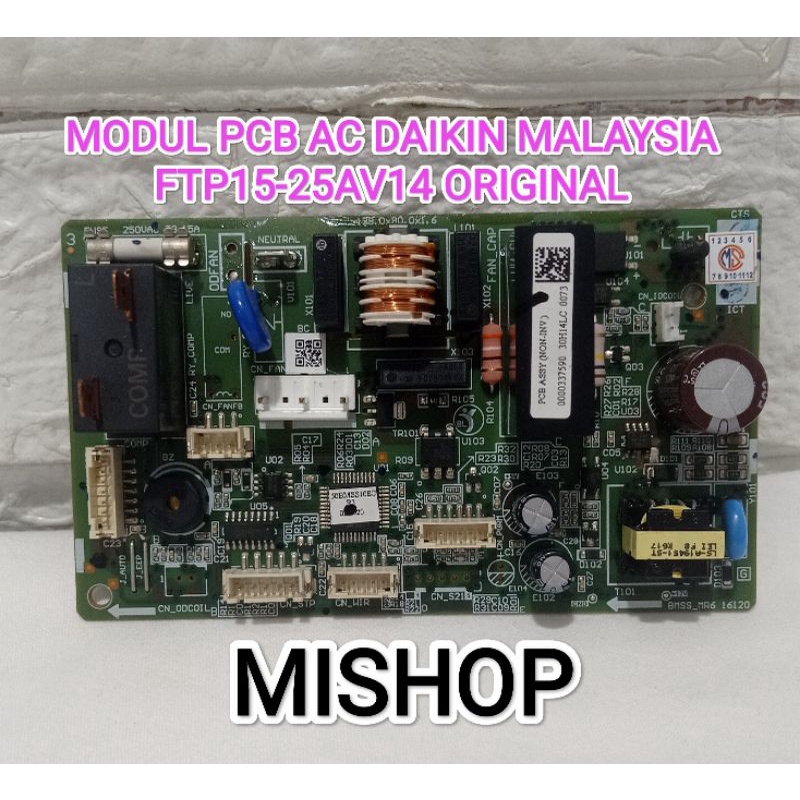 Jual MODUL PCB AC DAIKIN MALAYSIA FTP15-25AV14 ORIGINAL | Shopee Indonesia