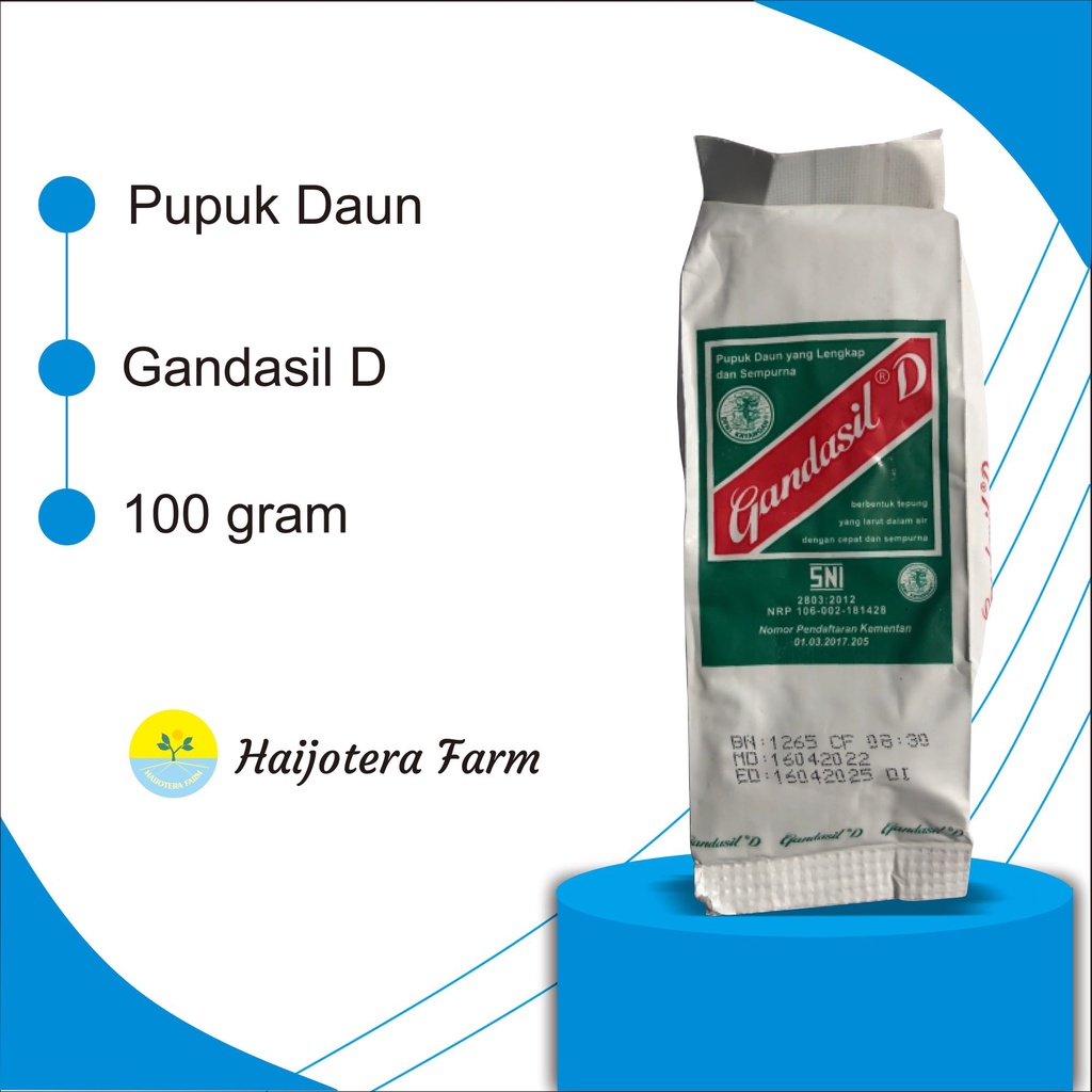 Jual Pupuk Daun Gandasil D 100 Gr | Shopee Indonesia