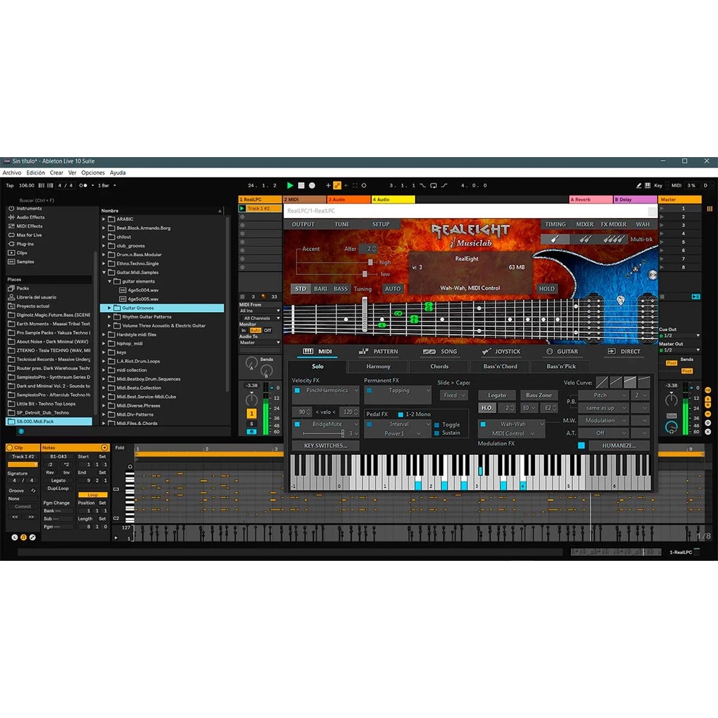 Jual MusicLab RealEight 4 VST Plugin ideal guitar for creating lead ...