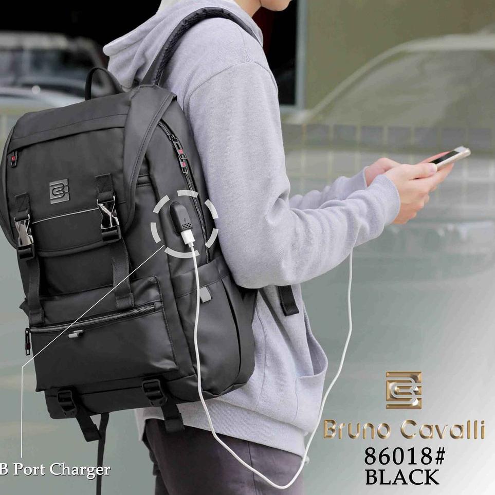 Jual [CODE NF18] Bruno Cavalli Tas Ransel Laptop GENO 2 86018 Light ...
