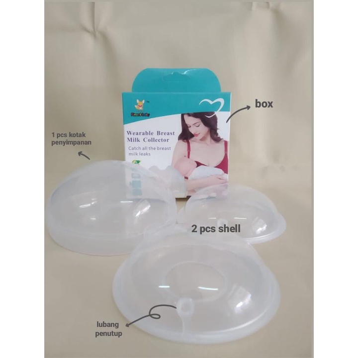 Jual MILK COLLECTION SHELL / PENAMPUNG ASI 2 PIECE - 2 pcs bonus box ...