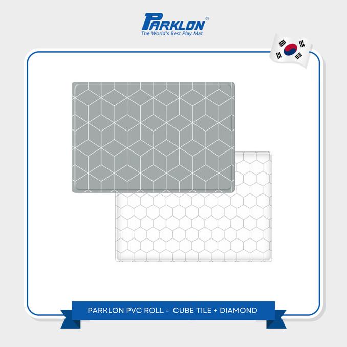 Jual Parklon Pvc Roll Cube Tile + Diamond Playmat | Shopee Indonesia