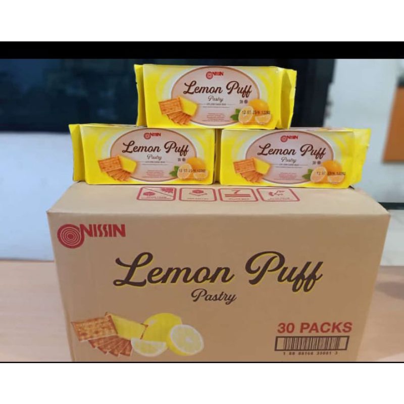 Jual Nissin lemon puff pastry 30 pak 150gr | Shopee Indonesia