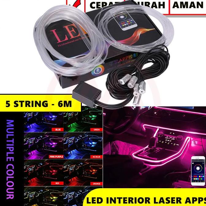 Jual LAMPU INTERIOR MOBIL RGB APPS INTERIOR LED AMBIENT LIGHT ANDROID