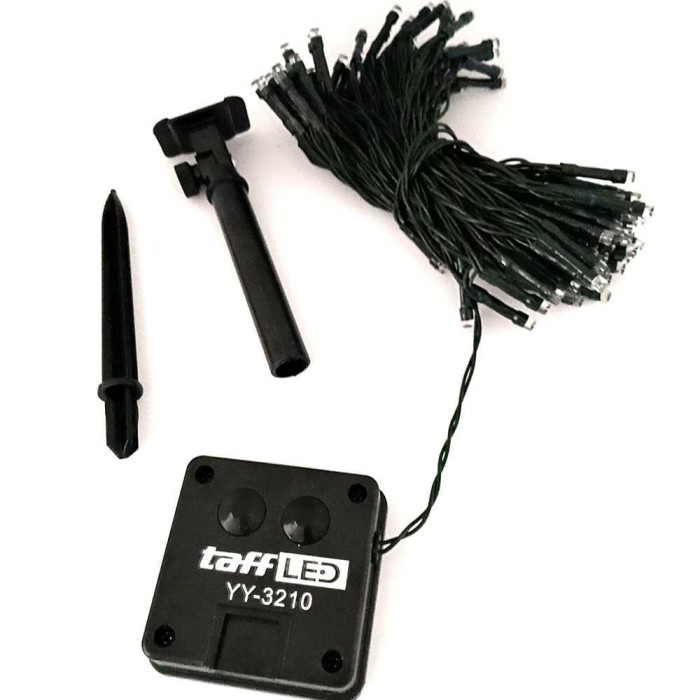 Jual TaffLED Solar Power Light 100 LED RGB Lampu Hias Taman YY-3210 ...
