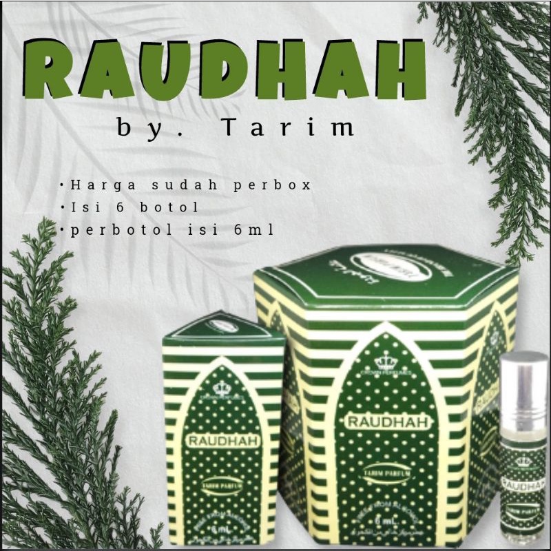 Jual RAUDHAH BY TARIM PARFUM ISI 6 BOTOL | Shopee Indonesia