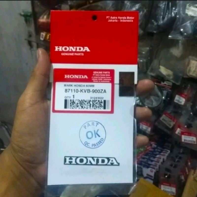 Jual STIKER STICKER TULISAN HONDA MARK HONDA 60 MM ORIGINAL | Shopee ...