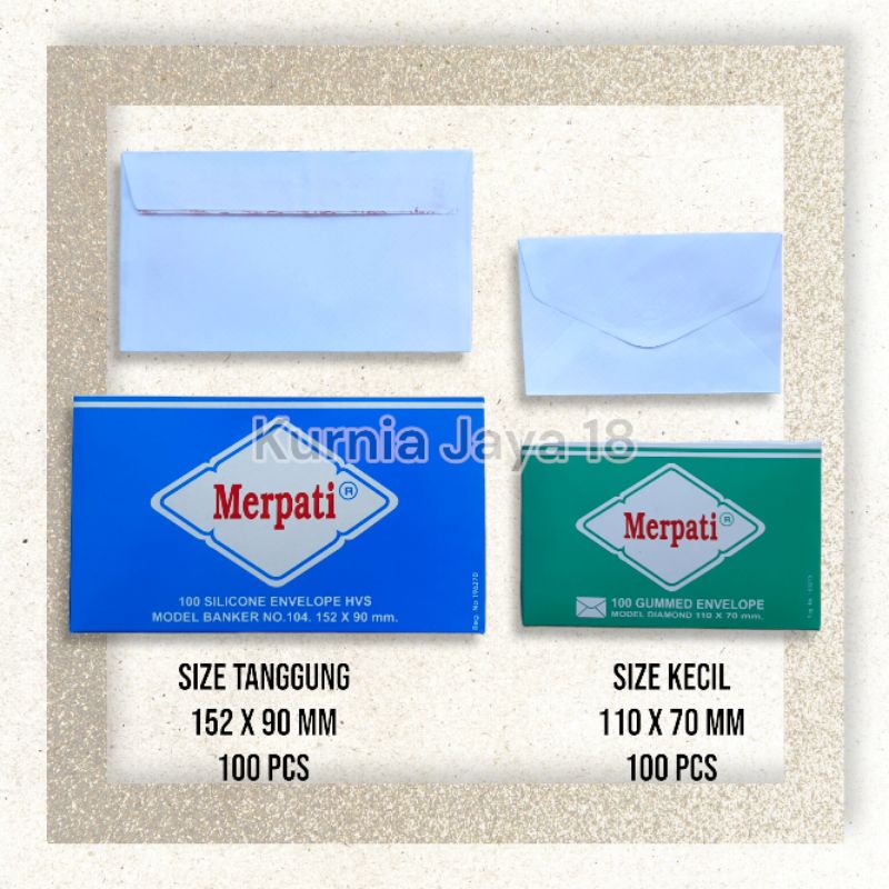 Jual 1 Pack Amplop Ukuran Kecil / Tanggung isi 100pcs | Shopee Indonesia