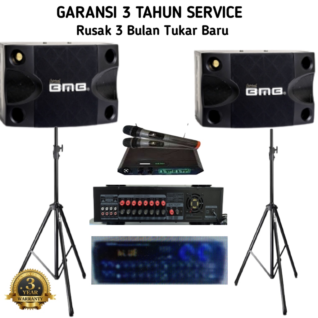 Jual PAKET SOUND SISTEM SPEAKER BMB 10INCH ORIGINAL / PAKET KARAOKEY ...