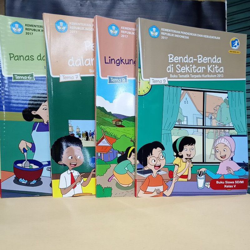 Jual Buku Paket Tematik Tema 6,7,8,9 Kelas 5 SD Semester 2 | Shopee ...