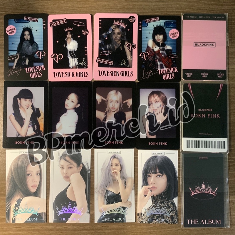 Jual BLACKPINK YG SELECT THE ALBUM, LOVESICK GIRLS, BORN PINK