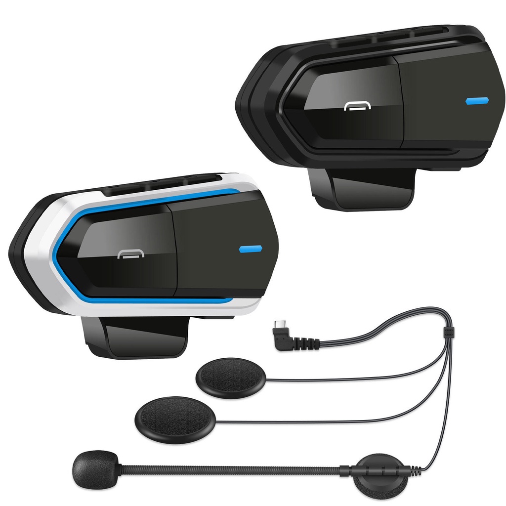 Jual QTB35 Sepeda Motor Bluetooth 5.0 Interkom Helme Headset Bluetooth