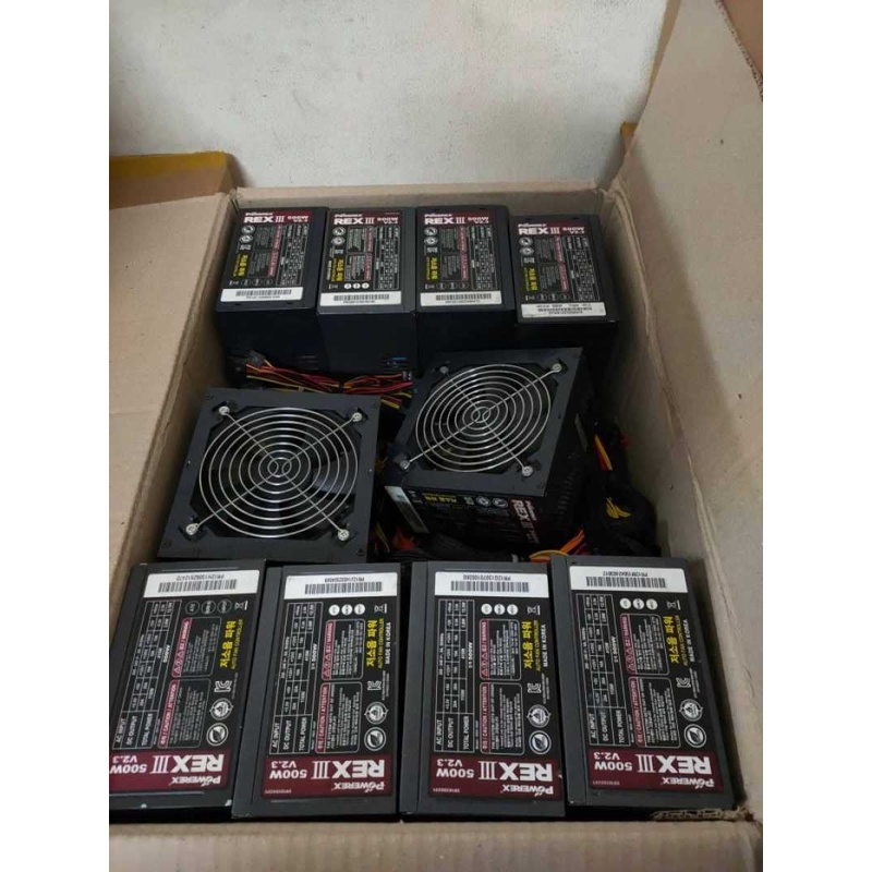 Jual PSU 500Watt Pure Power Supply Unit Gaming Korea POWEREX Psu 500