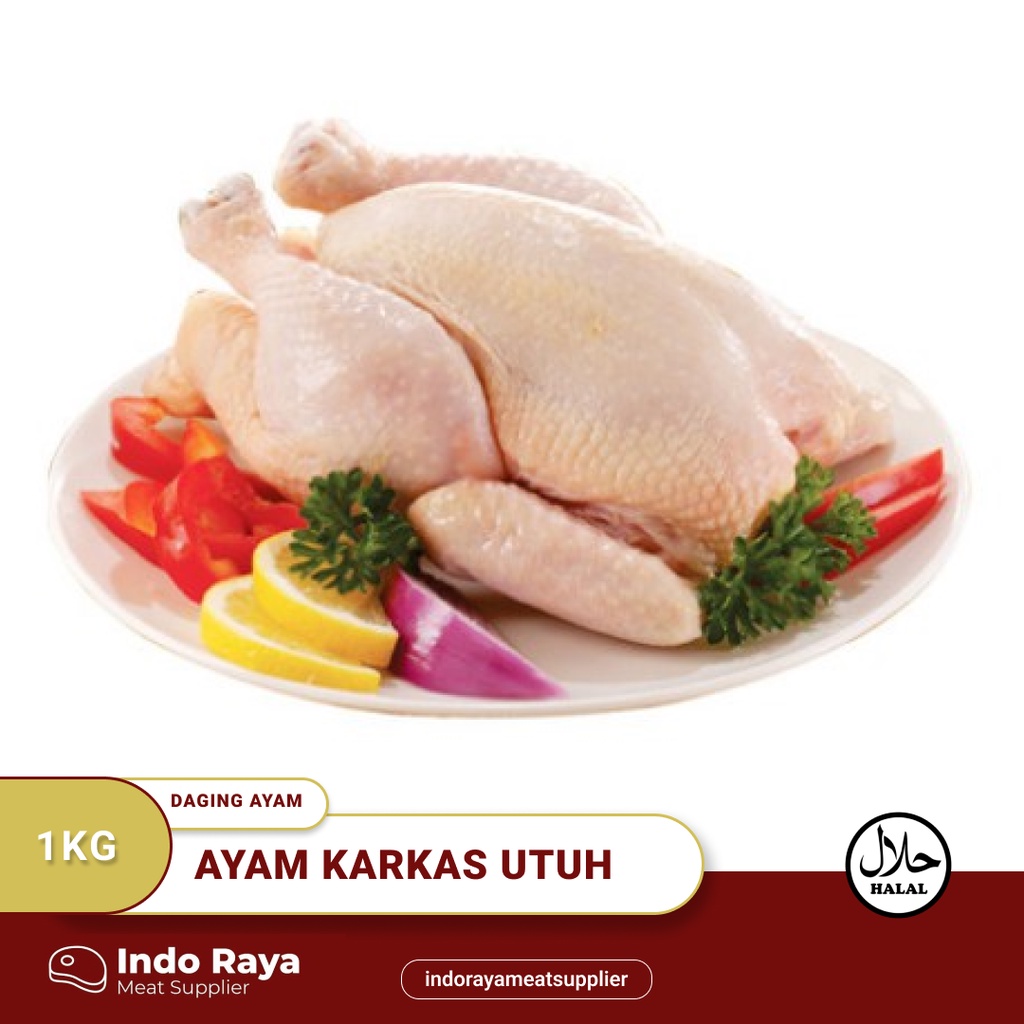 Jual Ayam Karkas Ayam Broiler Utuh Whole Chicken 1 Ekor Shopee