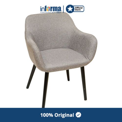 Jual Informa Nicki Kursi Makan AbuAbu/Hitam Dining Chair Tempat