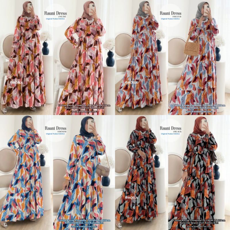Jual Rauni Dress Original By Moela 100% Original | Shopee Indonesia