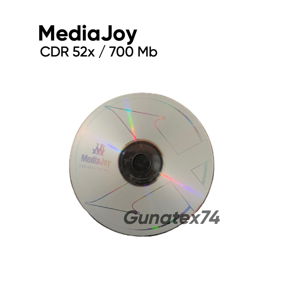 Jual CD Kosong CD-R MediaJoy Pack 100 Pcs MediaJoy 52x 700 Mb CDR Media ...