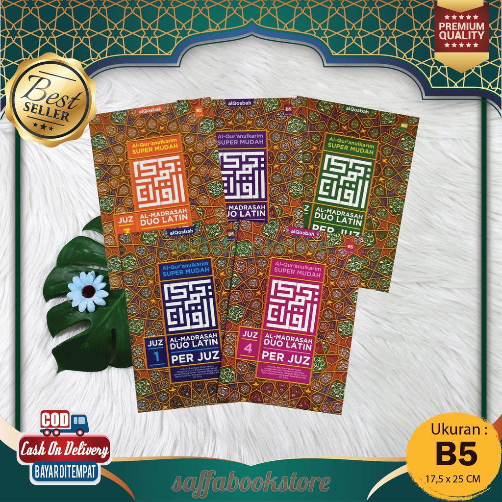 Jual Al Quran Juz Perjuz Per Jus Terpisah Duo Latin Per Juz B5 Ukuran ...