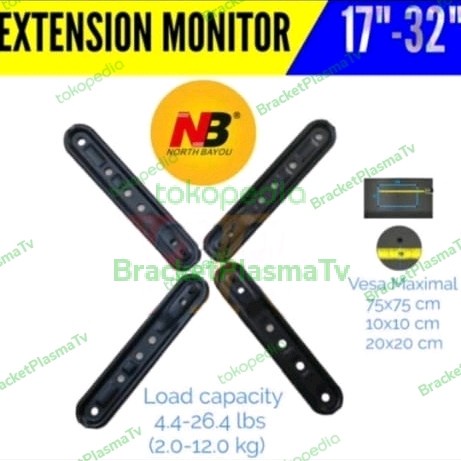 Jual BESI EXTENSION BRACKET TV MONITOR BESI PENYAMBUNG VESA TV HARGA 1 ...