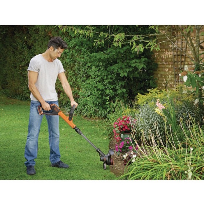 Jual Mesin Potong Rumput Black + Decker 18V Powercommand String Trimmer ...