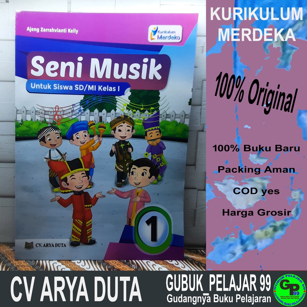 Jual Buku Siswa Seni Musik Kelas Sd Mi Kurikulum Merdeka Ajeng