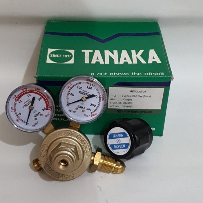 Jual Regulator Oxygen Tanaka Tabung Las Welding Regulator Oxy Shopee
