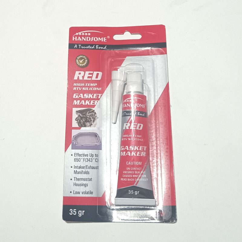 Jual lem gasket Lem silikon red 35g Shopee Indonesia