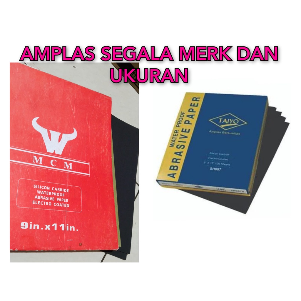 Jual Amplas Segala Merk Dan Ukuran Amplas Halus Amplas Kasar Amplas