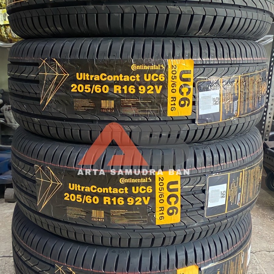 Jual Ban Continental Ultra Contact UC6 205 / 60 R 16 R16 | Shopee Indonesia