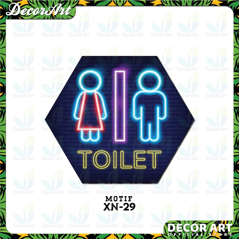 Jual DecorArt - Dekorasi Hiasan Dinding Segi 6 Hexagonal Tema Sign ...