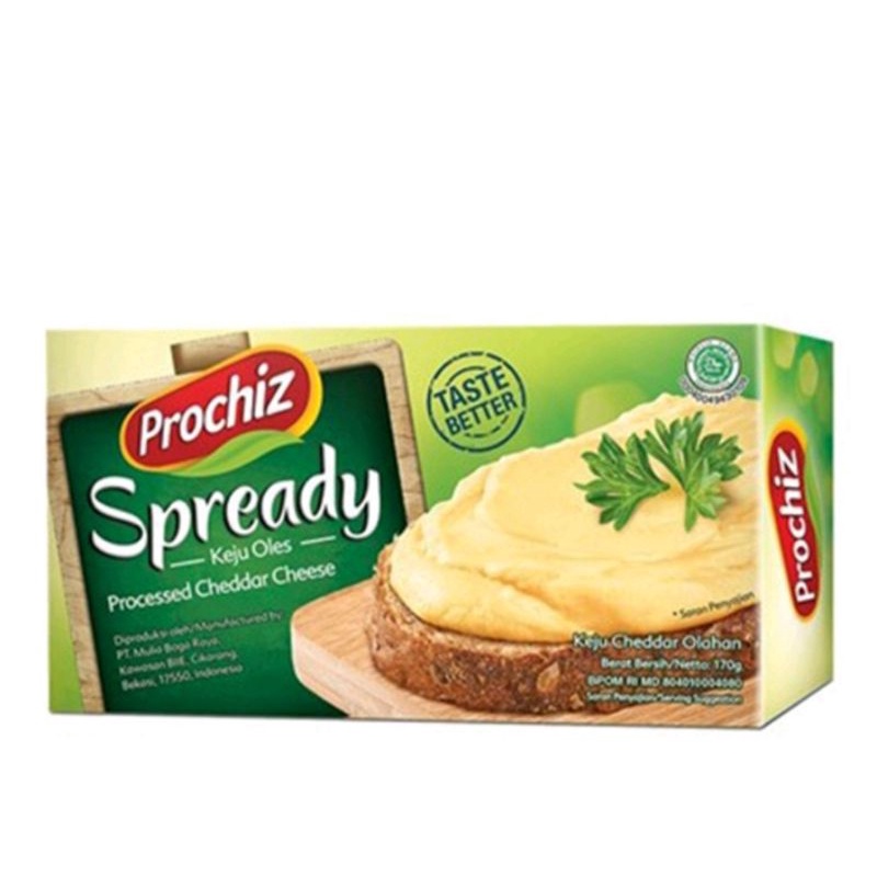 Jual KEJU OLES PROCHIZ SPREADY 160GR / CHEDDAR CHEESE | Shopee Indonesia