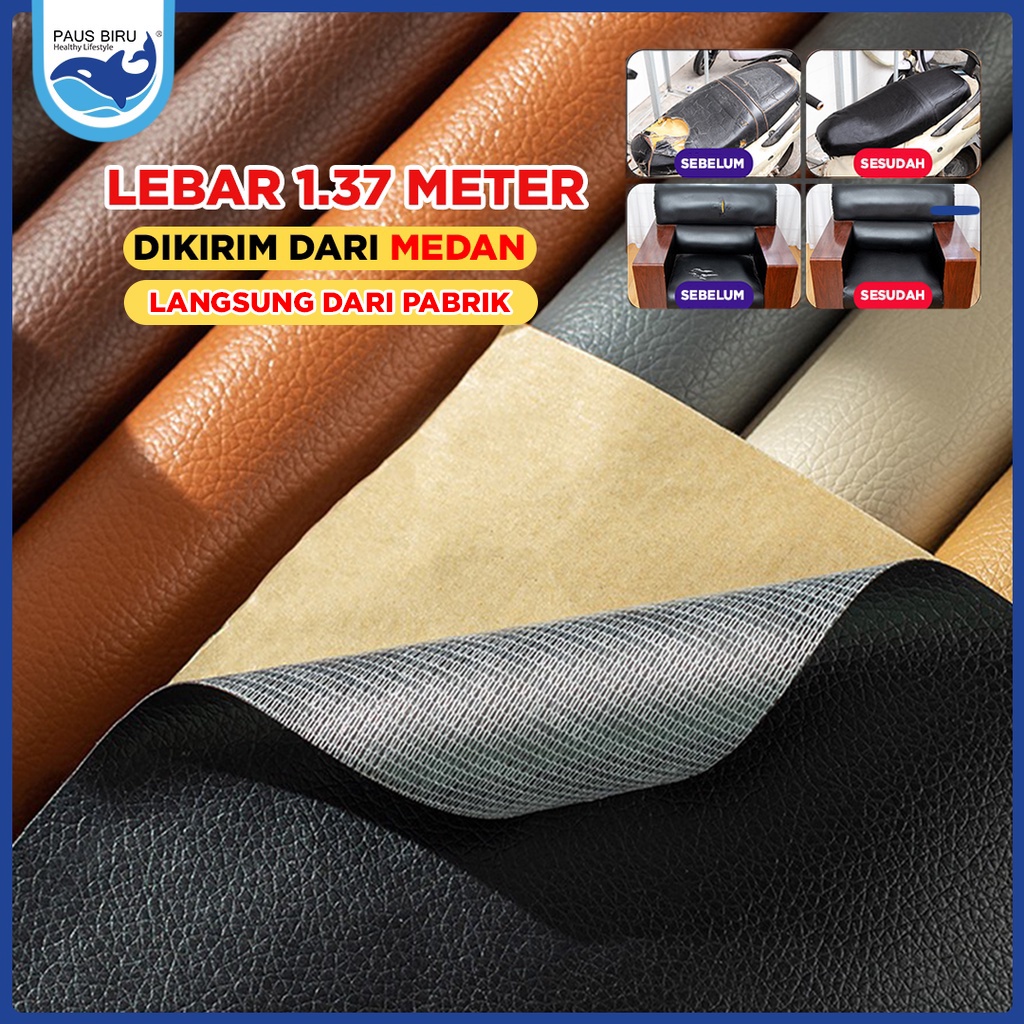 Jual Sticker Kulit PU Leather Sticker Cover Perbaikan kulit yang