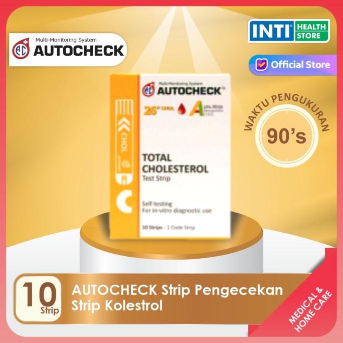 Jual AUTOCHECK Strip Pengecekan / Strip Kolestrol 10 Strip | Shopee ...