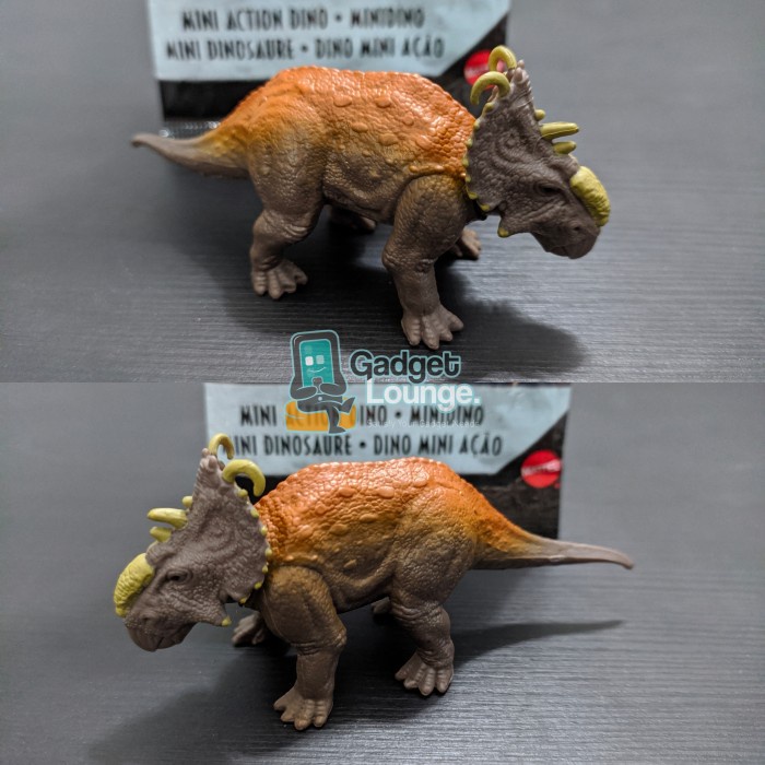 Jual Mattel Jurassic World Mini Action Dino Rivals Pachyrhinosaurus Shopee Indonesia 3881