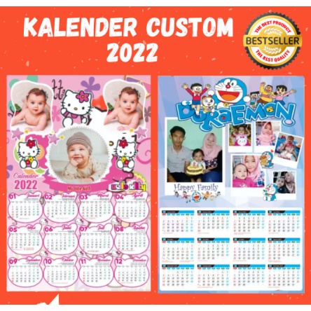 Jual Kalender 2022 - Kalender Dinding - Custom Desain | Shopee Indonesia