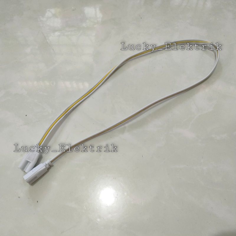 Jual Kabel T5 LED 2 Sisi 3 Lubang / Sambungan T5 LED / Socket T5 LED 3 ...