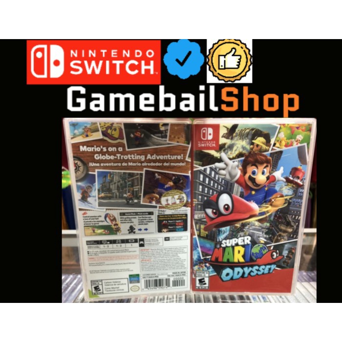 Jual Nintendo Switch Game - Super Mario Odyssey | Shopee Indonesia