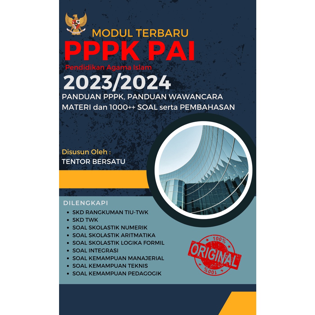 Jual MODUL PPPK PAI TERBARU 2023/2024 | Shopee Indonesia