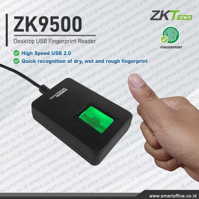 Jual Fingerprint Reader ZKTECO ZK9500 USB Fingerprint Pengganti ZK4500 ...