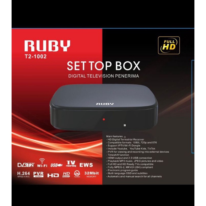 Jual SET TOP BOX TV DIGITAL RUBY | Shopee Indonesia