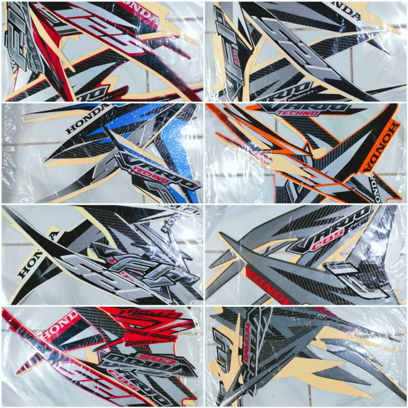 Jual Striping Vario 2012 2013 CBS TECHNO | sticker bodi motor vario125