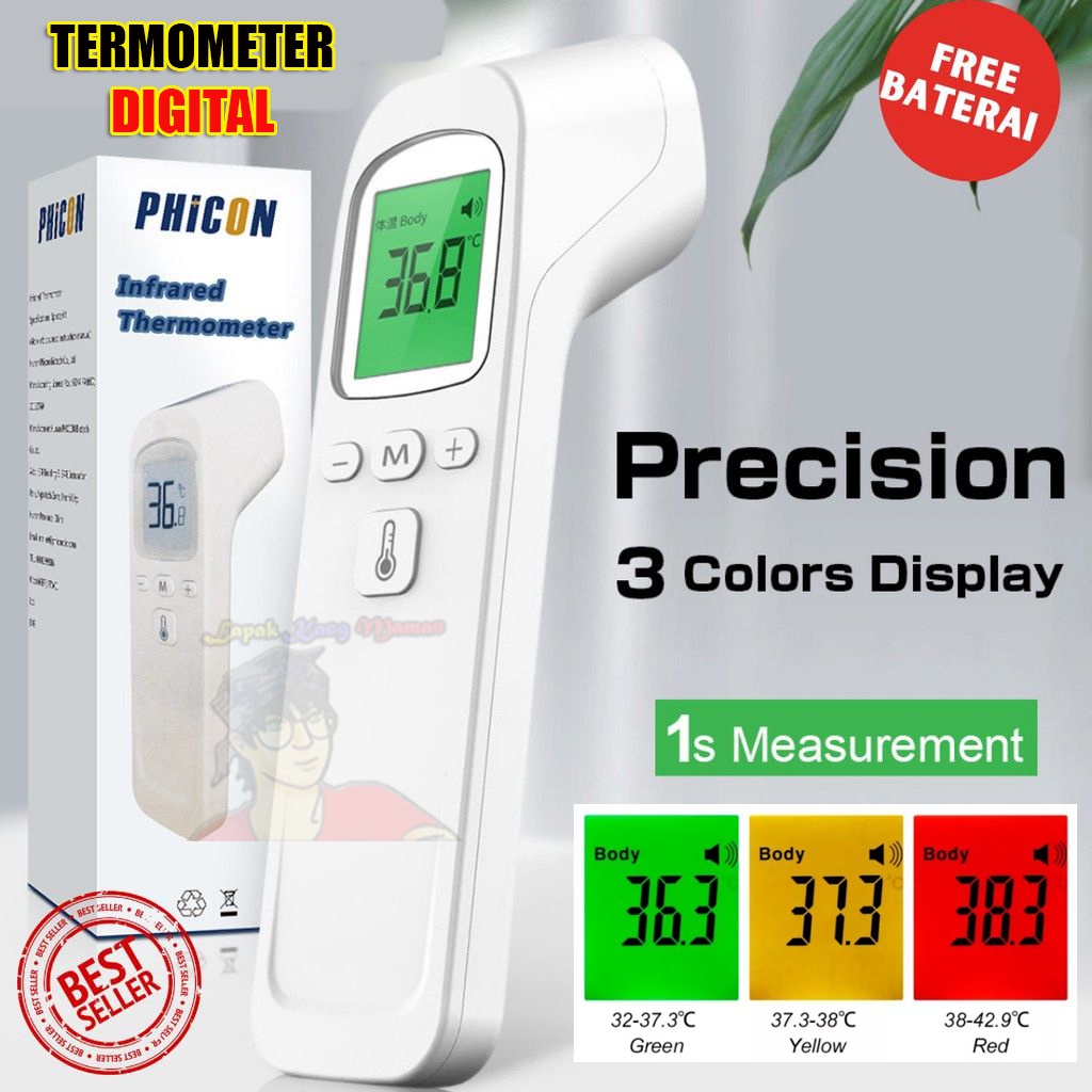 Jual Termurah Termometer Digital Infrared Thermometer Non Contact Alat