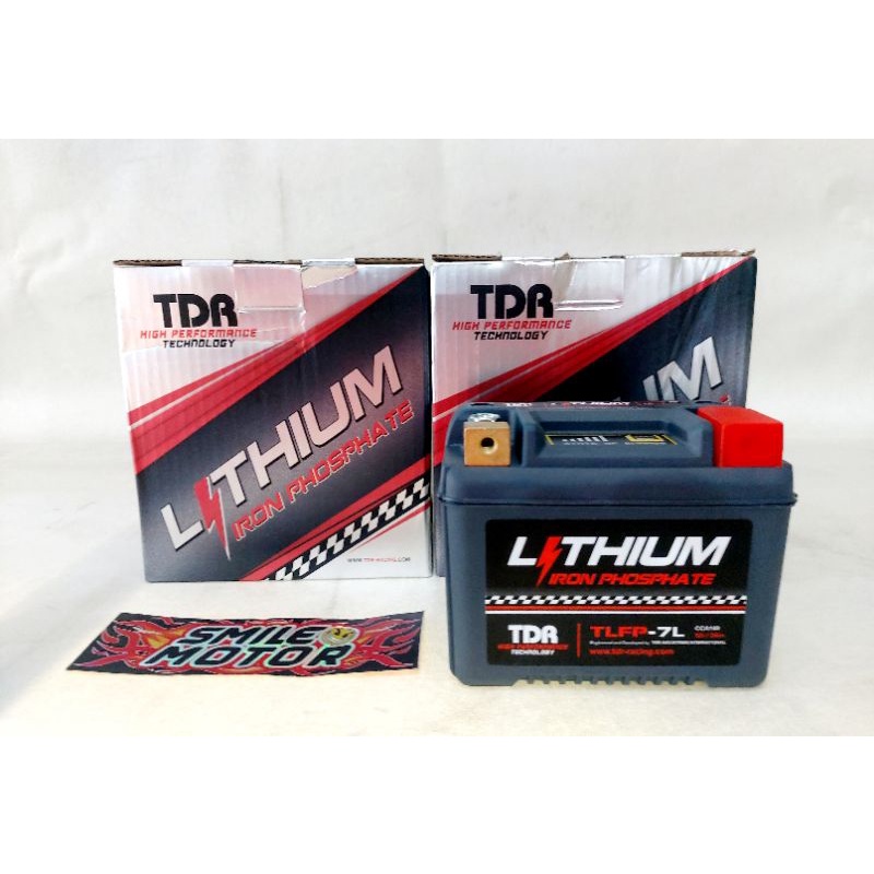 Jual AKI BATERAI SUPER RACING MOTOR TDR LITHIUM IRON PHOSPATE TLFP-7L