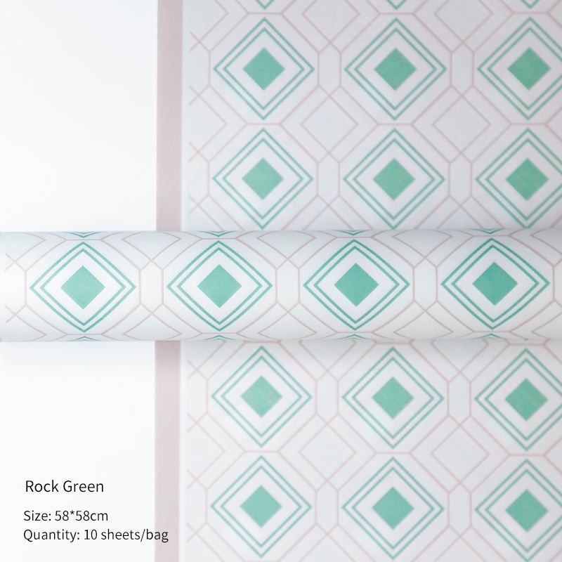 Jual ROCOCO GRID WRAPPING FLOWER SQUARE CELLOPHANE MOTIF KOTAK GRID ...