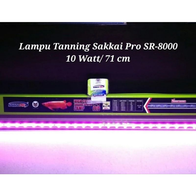 Jual LED Tanning Aquarium Sakkai Pro SR 8000 Lampu Tanning Aquarium