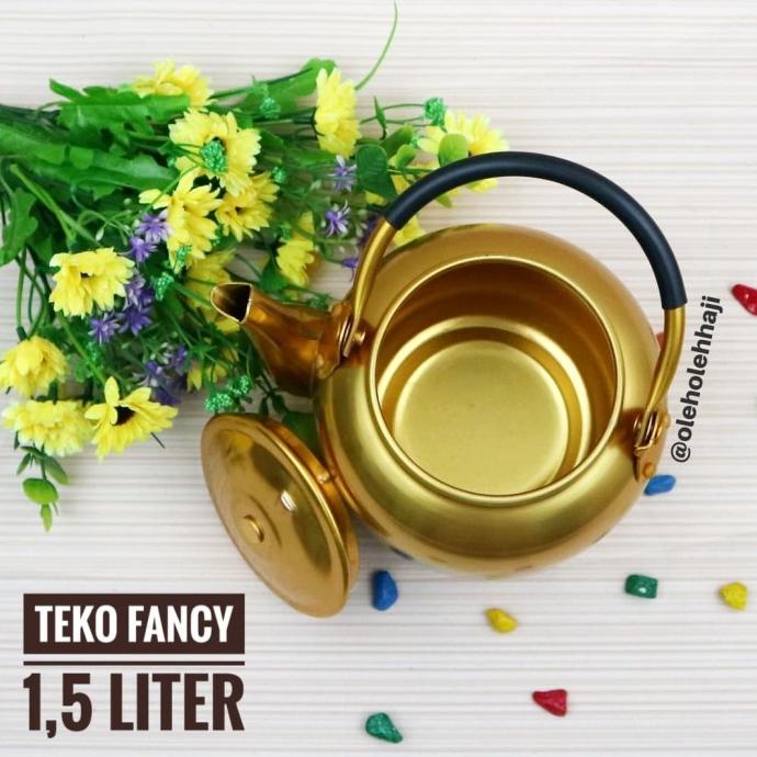 Jual Teko Arab Air Zam Zam Fancy Gold 15 Liter Oleh Oleh Haji Umroh Original Shopee Indonesia 1921