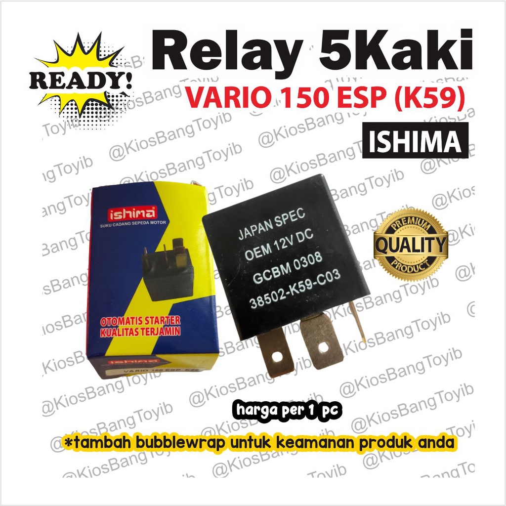 Jual Relay Comp Power Starter Kaki 5 Honda VARIO 125 150 Esp K59
