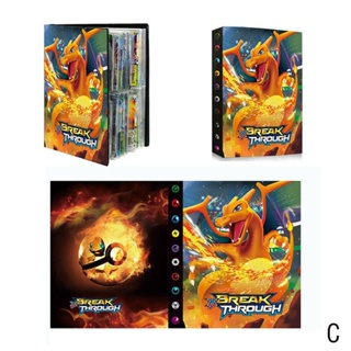 Cartoon 9 Pocket 432 Card Album Book Anime Map Game Pokémon cards  Collection Holder Binder Folder Top Toys Gift for Kids