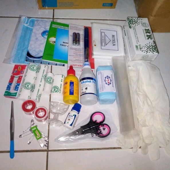 Jual Isi Obat Lengkap Type B / Isi Kotak P3K Dinding Tipe B First Aid ...