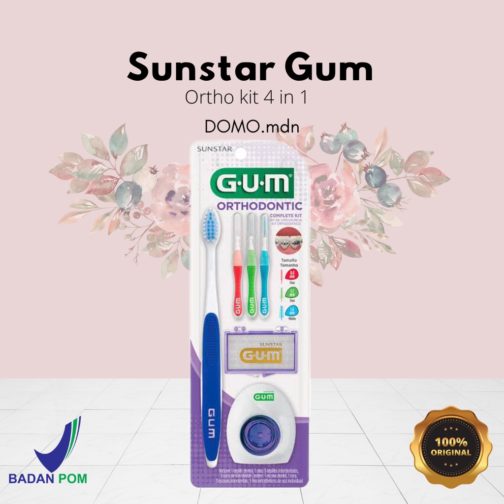 Jual GUM SIKAT GIGI ORTHODONTIC BEHEL COMPLETE SET FLOSS INTERDENTAL